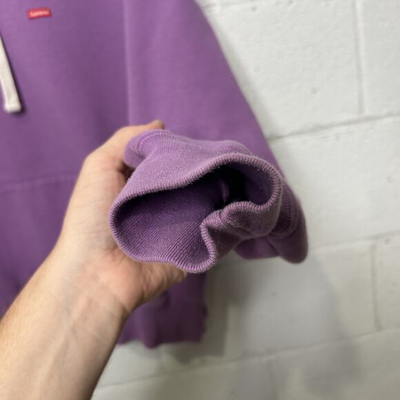 Supreme Box Logo Drawcord Hooded Sweatshirt “Purple” FW23 - Picture 5 of 11